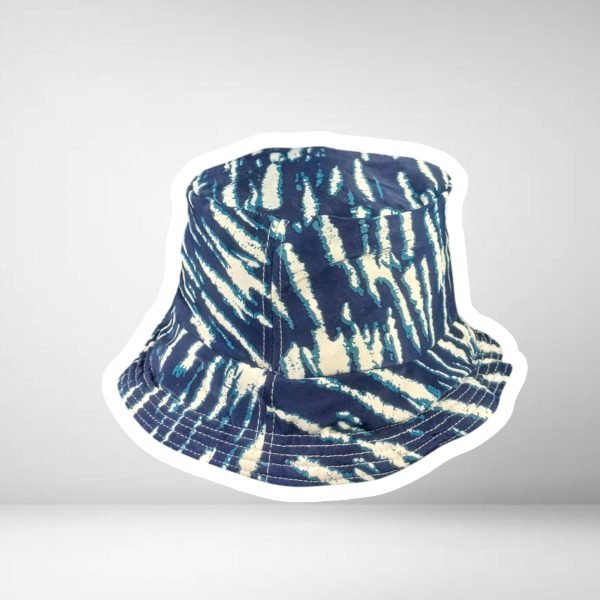 Bucket hat patron Azul