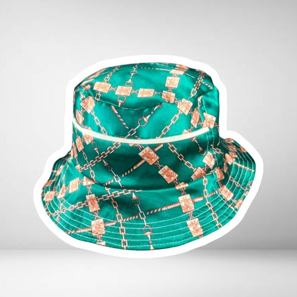 Bucket hat Patrón cadenas