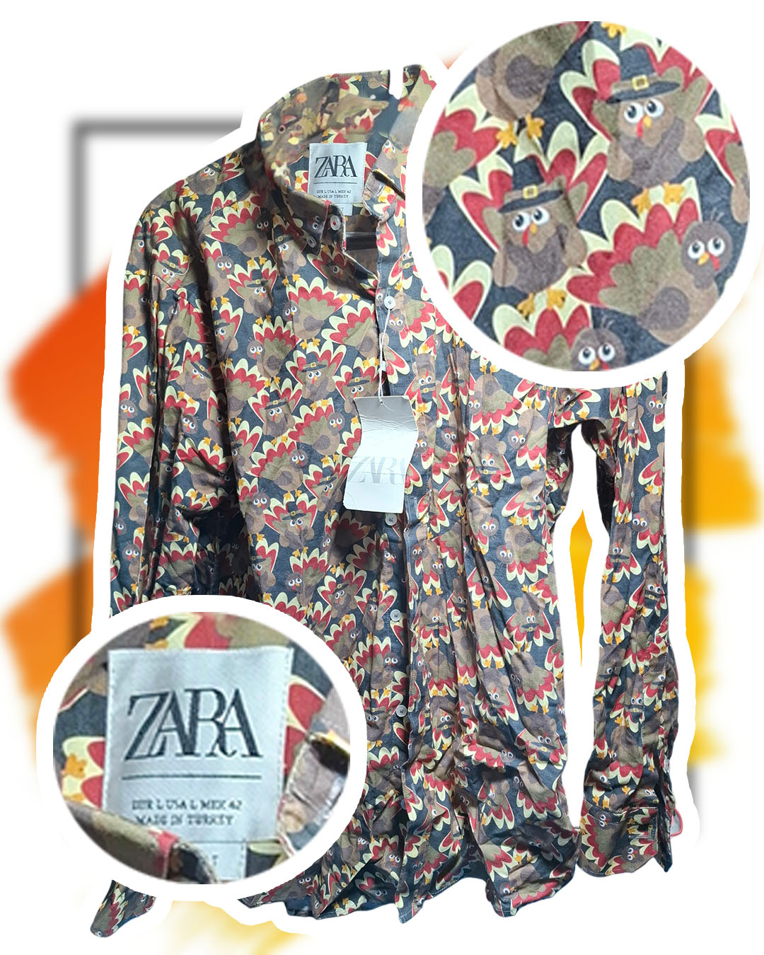 Zara pavos con sombrero peregrino